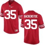 Men's Ohio State Buckeyes #35 Alex Backenstoe Red Nike NCAA College Football Jersey New Style BCT2244KY